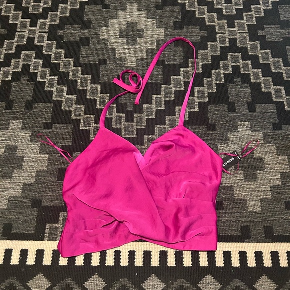 Express Tops - Express Fuchsia Strappy Top